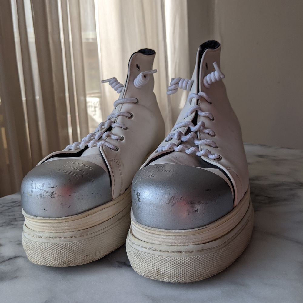 Forfex platform steal toe sneakers limited…